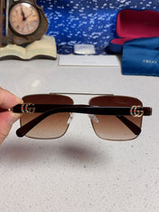 GUCCI 26S SQUARE FRAME IN METAL 426394