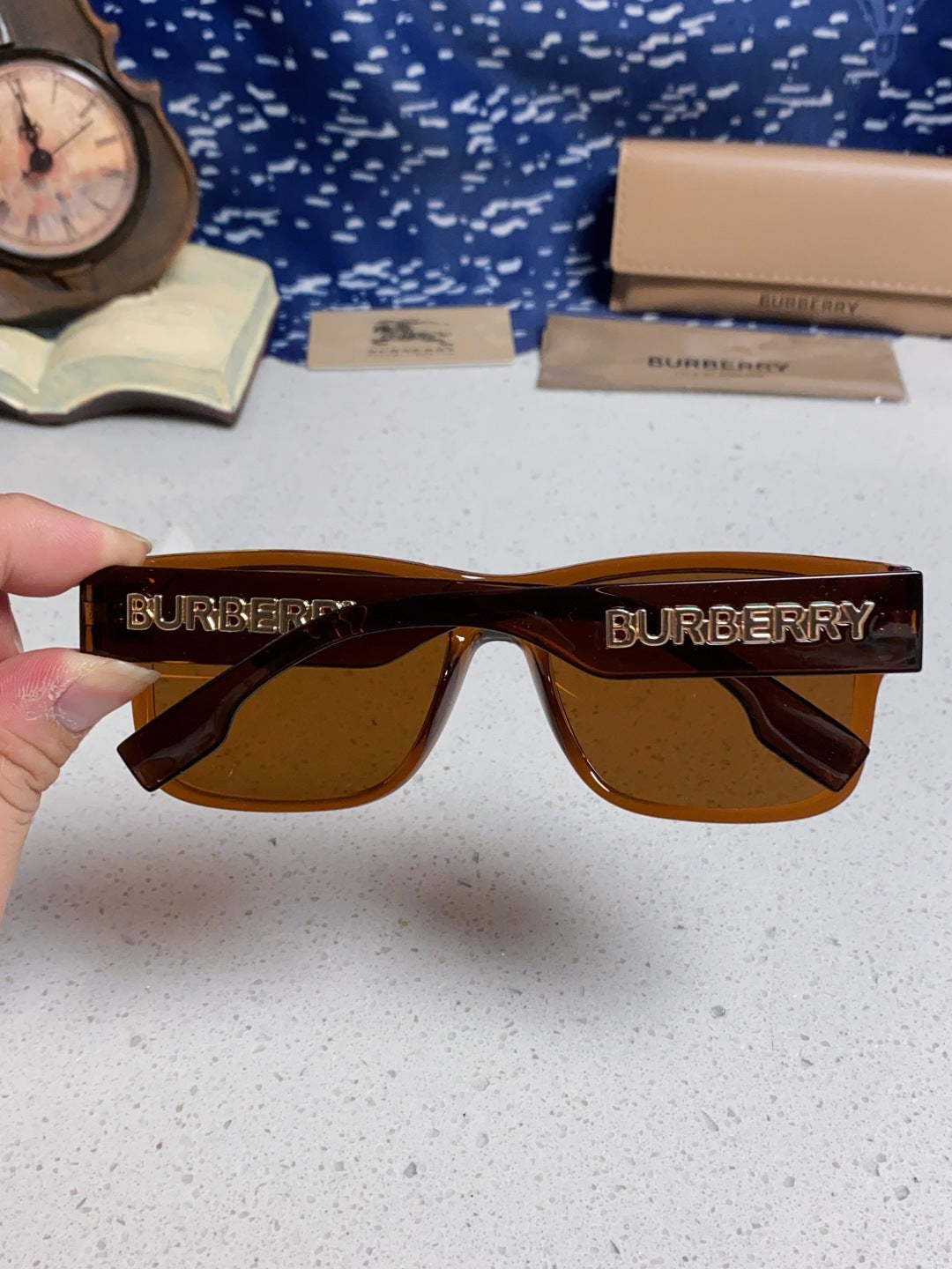 BURBERRY 26S SQUARE FRAME IN ACETATE 432595