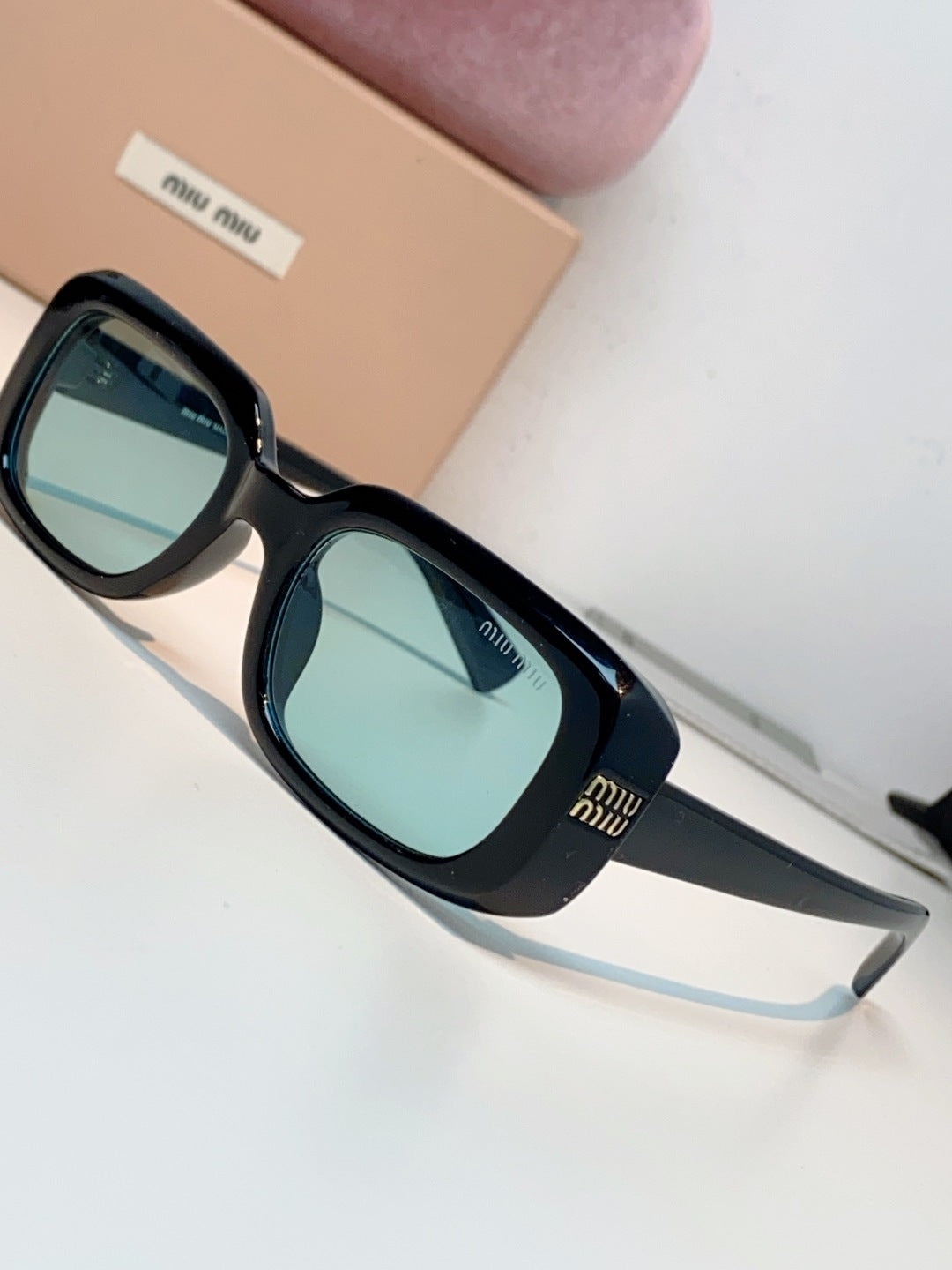 MIUMIU 26S RECTANGULAR FRAME IN ACETATE 426453