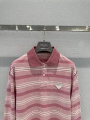 PRADA 26S LONG SLEEVED POLO SHIRT 820