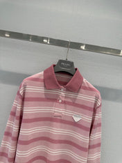 PRADA 26S LONG SLEEVED POLO SHIRT 820