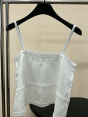 PRADA 26S LACE TRIM CAMISOLE 1044
