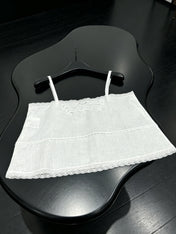 PRADA 26S LACE TRIM CAMISOLE 1044