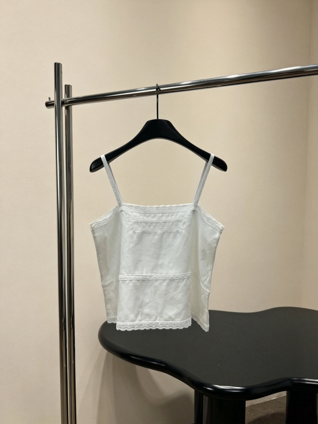 PRADA 26S LACE TRIM CAMISOLE 1044