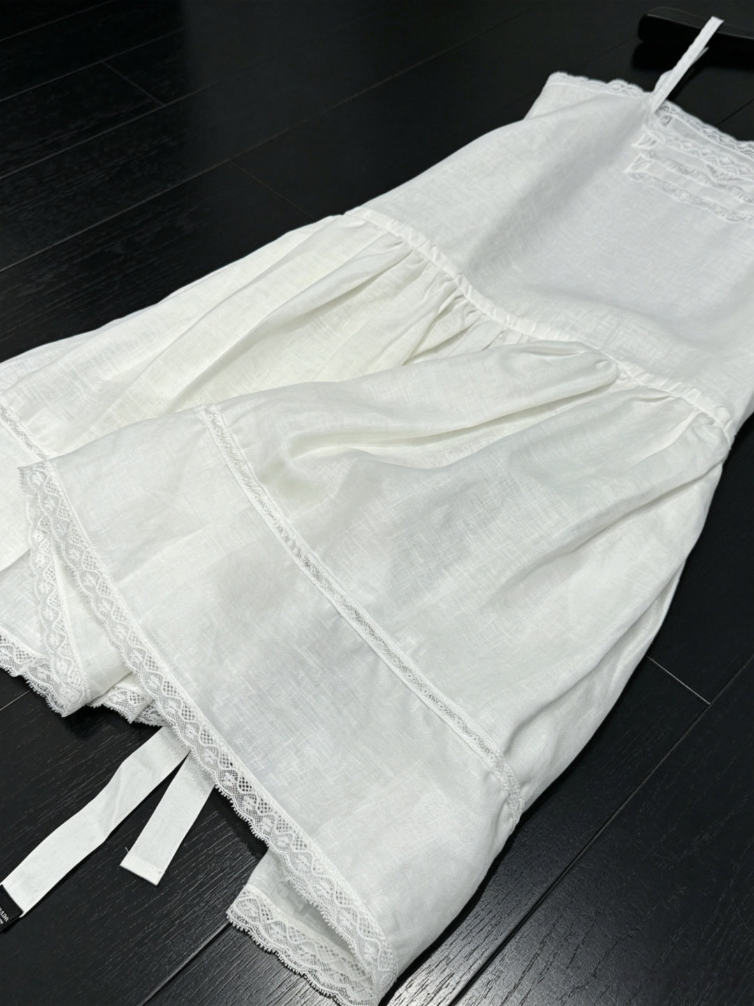 PRADA 26S LINEN SLIP DRESS 1043
