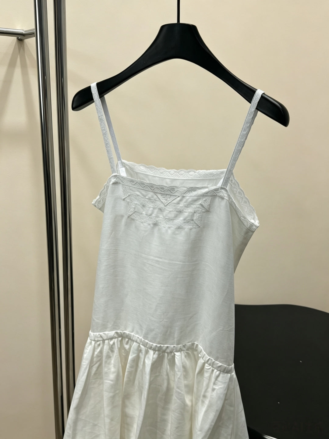 PRADA 26S LINEN SLIP DRESS 1043