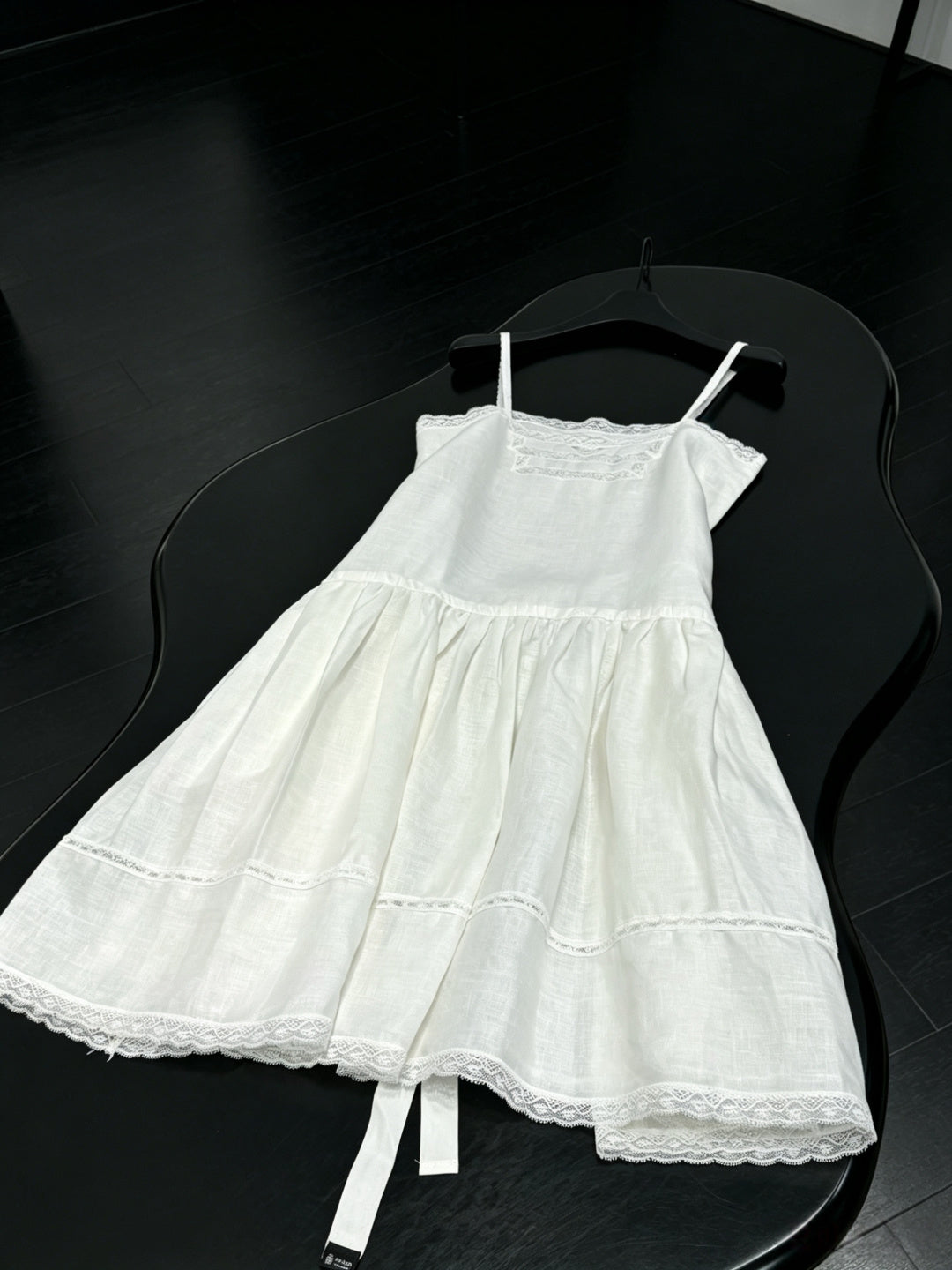PRADA 26S LINEN SLIP DRESS 1043