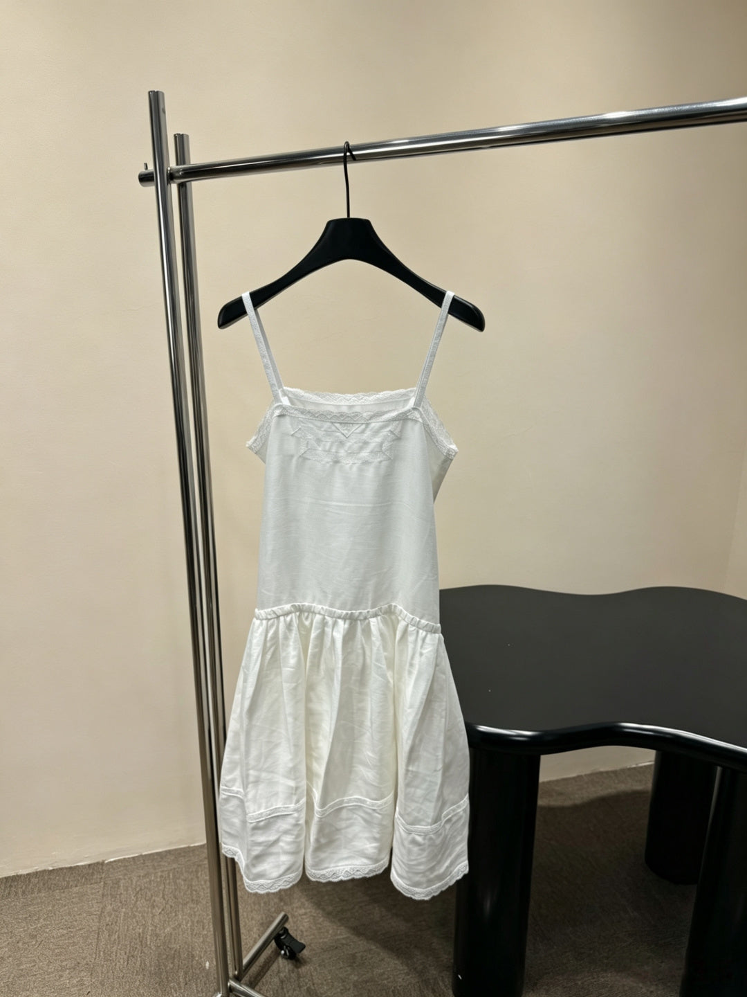 PRADA 26S LINEN SLIP DRESS 1043