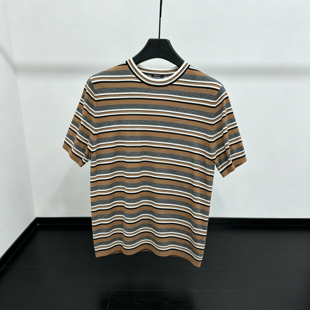 PRADA 26S SHORT-SLEEVE KNIT T-SHIRT 1010