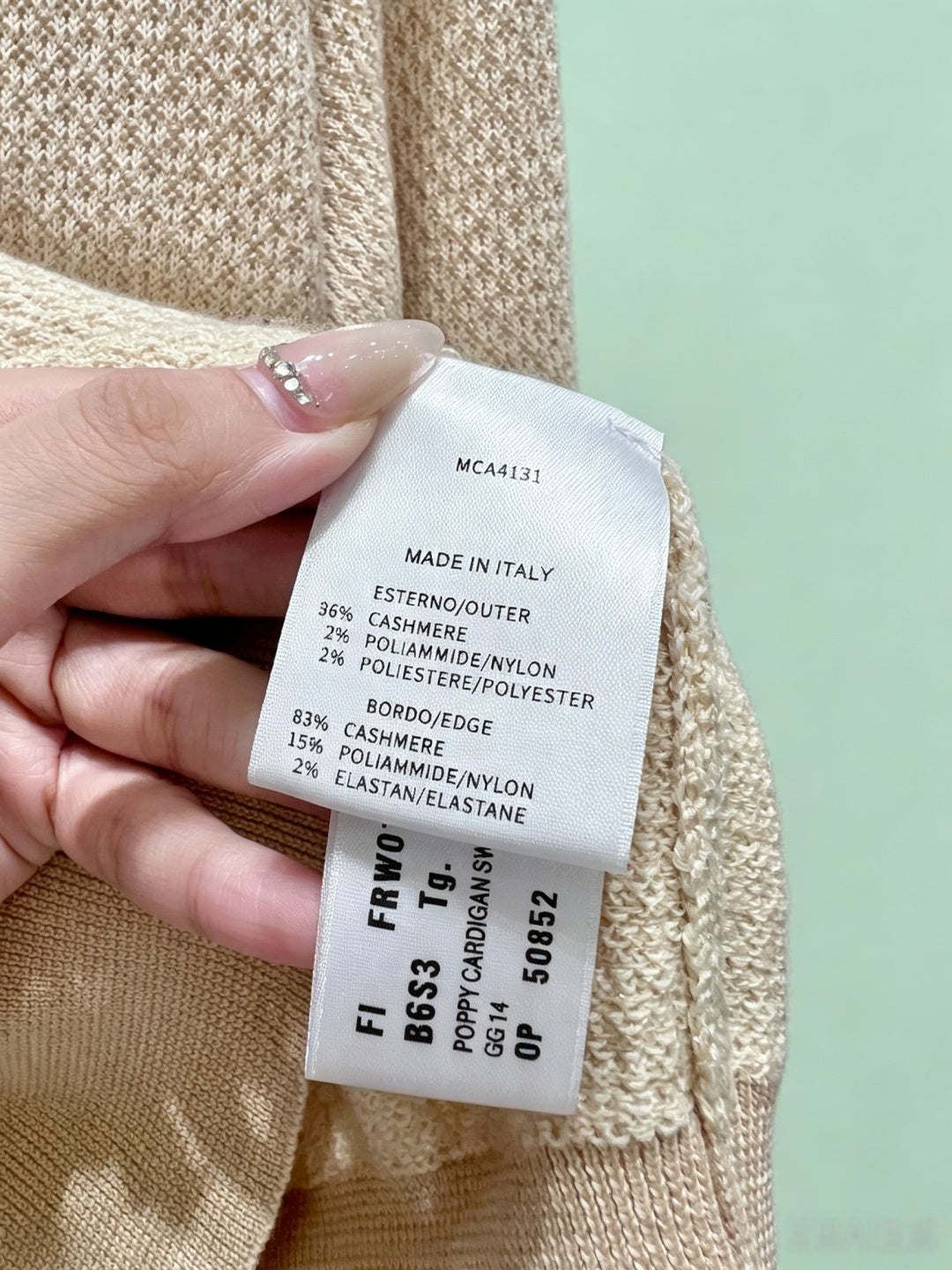 LORO PIANA 26S KNIT CARDIGAN JACKET 891