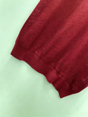 LORO PIANA 26S SHORT-SLEEVE CREW-NECK KNIT TOP 872