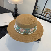 GUCCI 26S WIDE-BRIMMED STRAW HAT 250