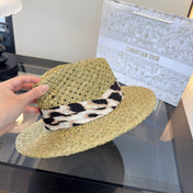 DIOR 26S STRAW BOATER HAT STYLE 164