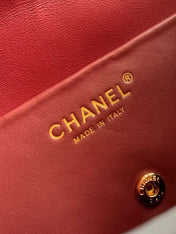 CHANEL 26S SOUPLISSIMO MAXI FLAP MEDIUM 32 IN BLACK GRAINED CALFSKIN GOLD HARDWARE