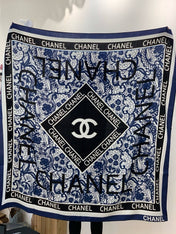 CHANEL 25S SCARF 135 CM IN CASHMERE AND SILK 943320
