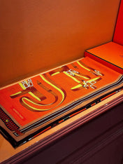 HERMES 25S SCARF 140 IN SILK CASHMERE 989482