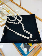 CHANEL 25S SCARF 140 IN CASHMERE 991649