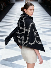 CHANEL 25S SCARF 140 IN CASHMERE 991649