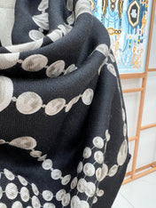 CHANEL 25S SCARF 140 IN CASHMERE 991649