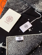 HERMES 26S SCARF 140 IN CASHMERE AND SILK 304681