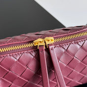 CONCERT POUCH 18.5 IN BURGUNDY LAMBSKIN