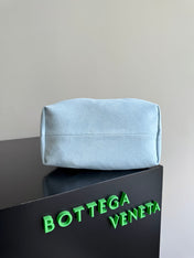 BOTTEGA VENETA 25S SMALL PINACOTECA REVERSIBLE BAG 24 IN IVORY CALFSKIN