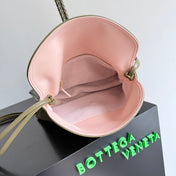 BOTTEGA VENETA 25S MEDIUM LIBERTA BAG 30 IN OLIVE GREEN CALFSKIN