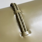 BOTTEGA VENETA 25S MEDIUM LIBERTA BAG 30 IN OLIVE GREEN CALFSKIN