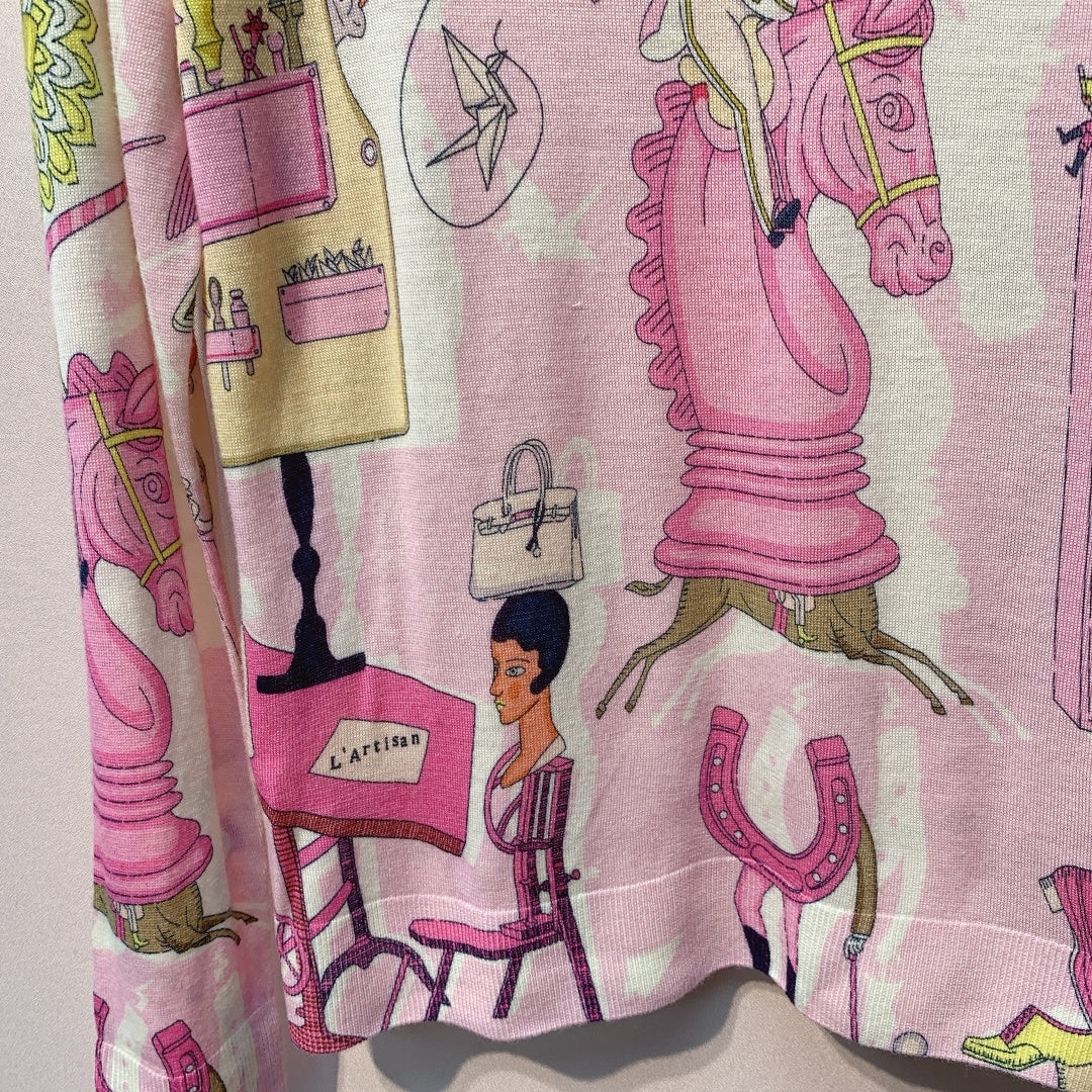 HERMES 25S CREW NECK T‑SHIRT 394