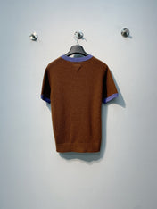 PRADA 26S SHORT SLEEVED KNIT T-SHIRT 724