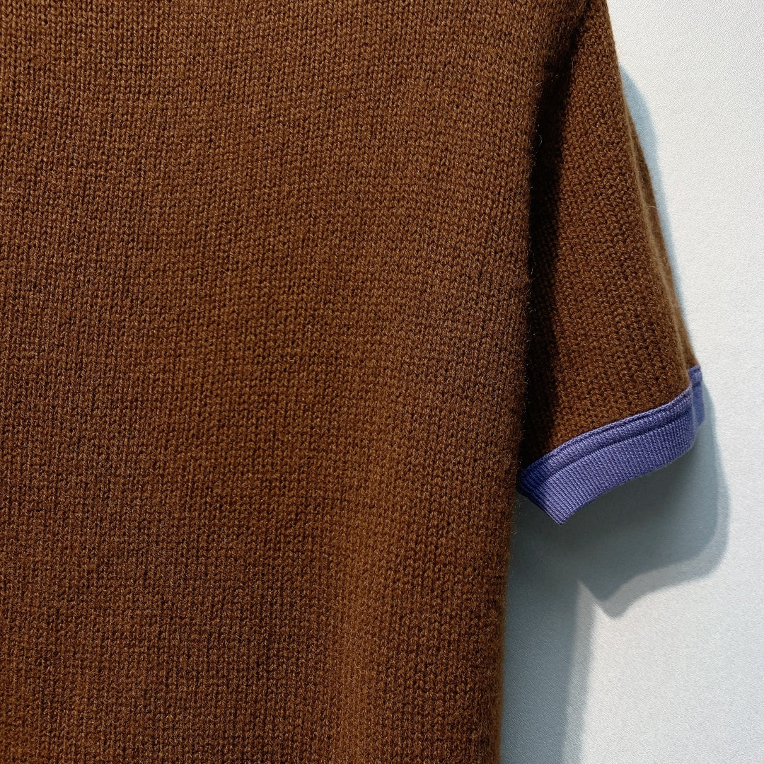 PRADA 26S SHORT SLEEVED KNIT T-SHIRT 724