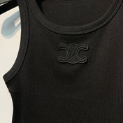 CELINE 26S LOGO SLEEVELESS T-SHIRT 168
