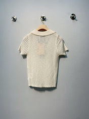 MIUMIU 26S SHORT-SLEEVED KNIT POLO SHIRT STYLE 1089