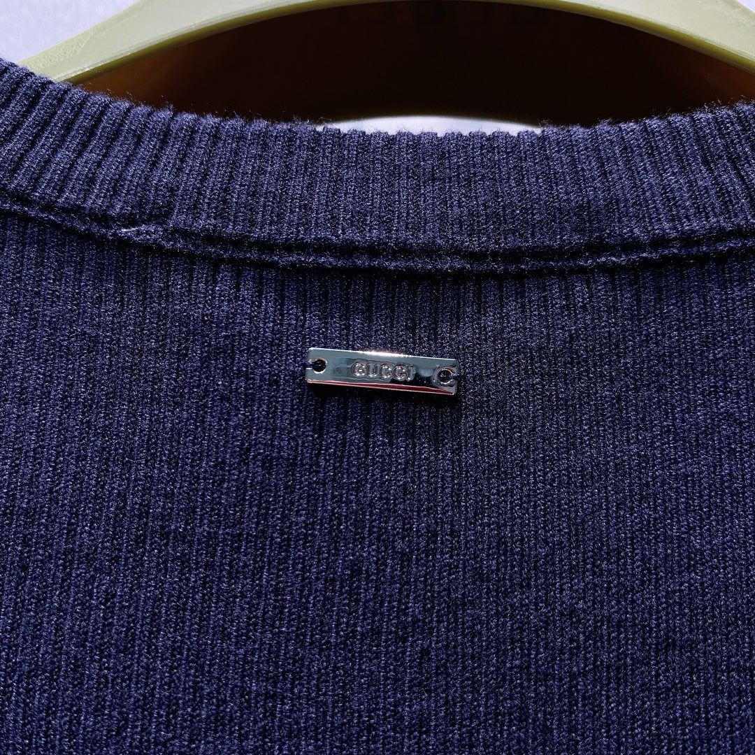 GUCCI 26S SHORT-SLEEVE KNIT T-SHIRT 469