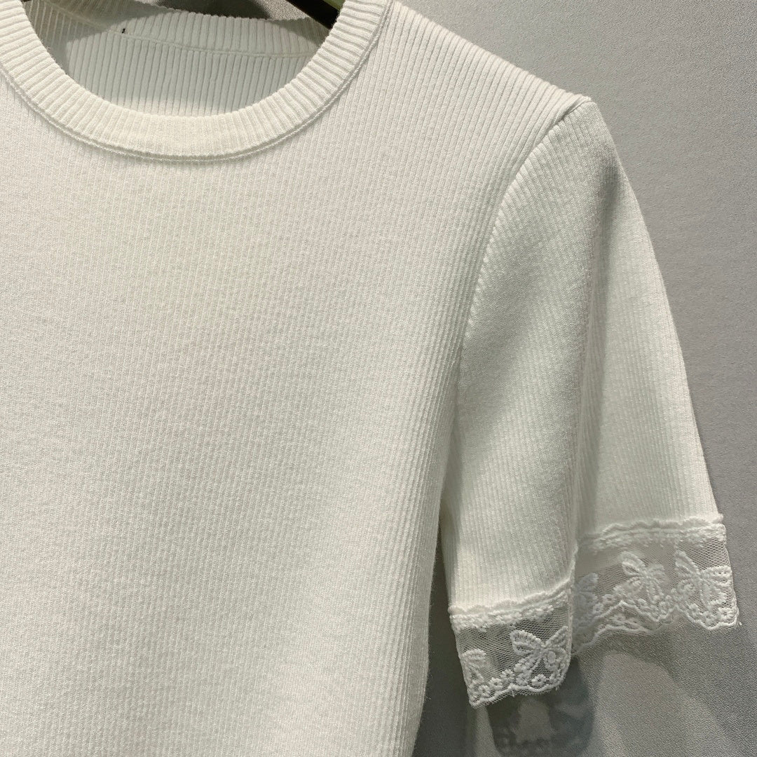 GUCCI 26S SHORT-SLEEVE KNIT T-SHIRT 468