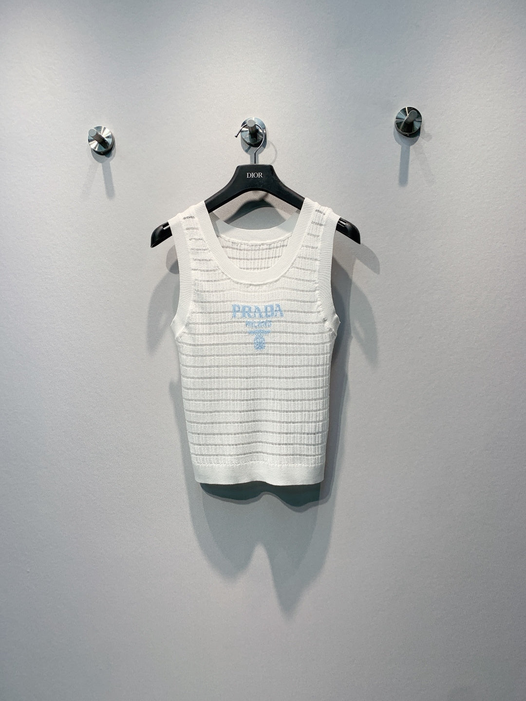 PRADA 26S SLEEVELESS KNIT TOP 1007
