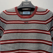 PRADA 26S SHORT-SLEEVE KNIT TOP 968
