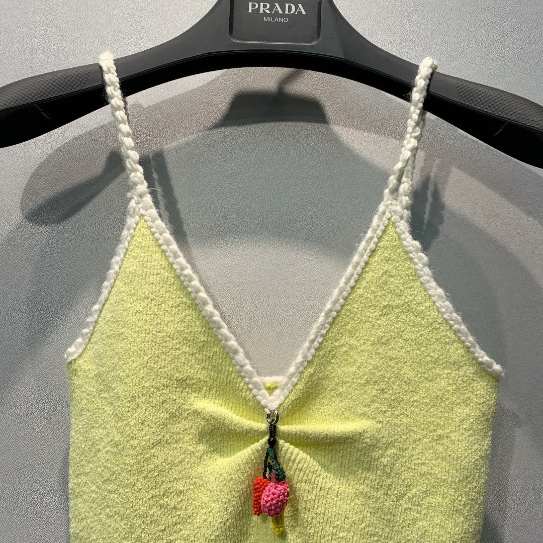 PRADA 26S SOFT COTTON CAMISOLE STYLE 933