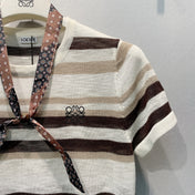 LOEWE 26S SHORT-SLEEVE KNITTED TOP 594