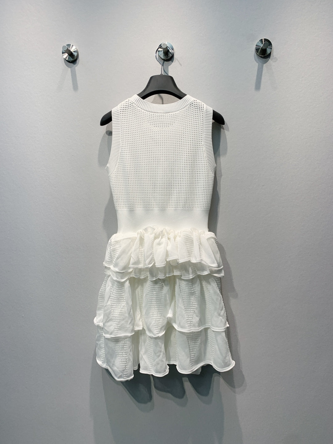 ZIMMERMANN 26S SLEEVELESS RUFFLE MINI DRESS 290