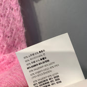 MIUMIU 26S SHORT-SLEEVE OPENWORK KNIT TOP 1420