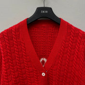 THOM 26S V-NECK KNIT CARDIGAN 282