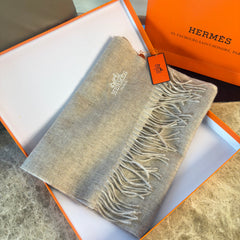 HERMES 25S SCARF 180 IN CASHMERE 987738