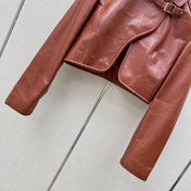 HERMES 26S LEATHER JACKET 766