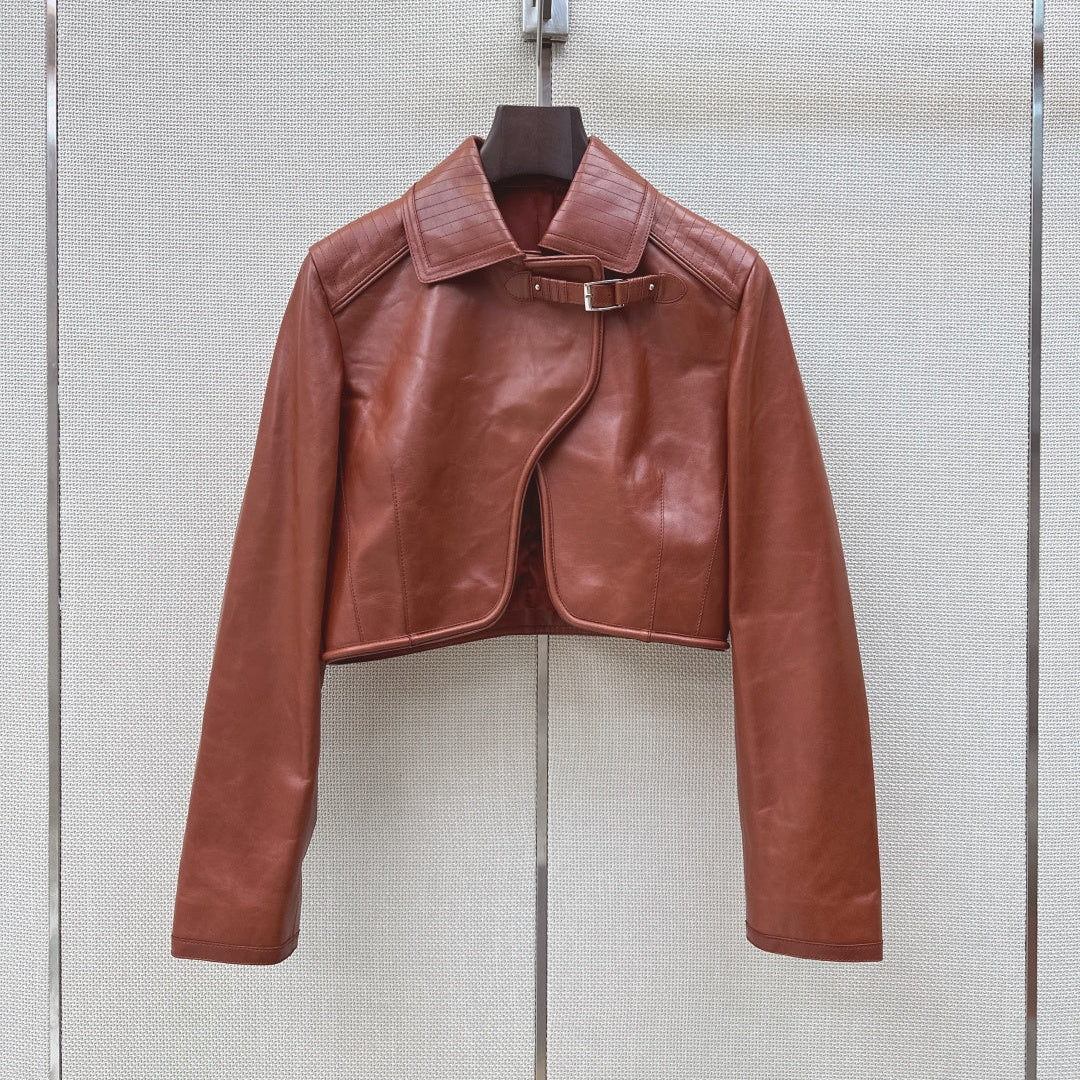 HERMES 26S LEATHER JACKET 766