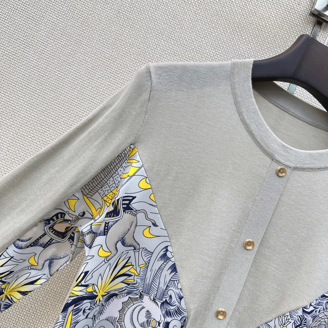 HERMES 26S KNIT CARDIGAN 803