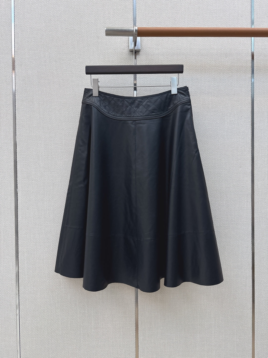 HERMES 26S LEATHER SKIRT 798