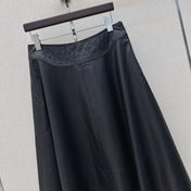 HERMES 26S LEATHER SKIRT 798