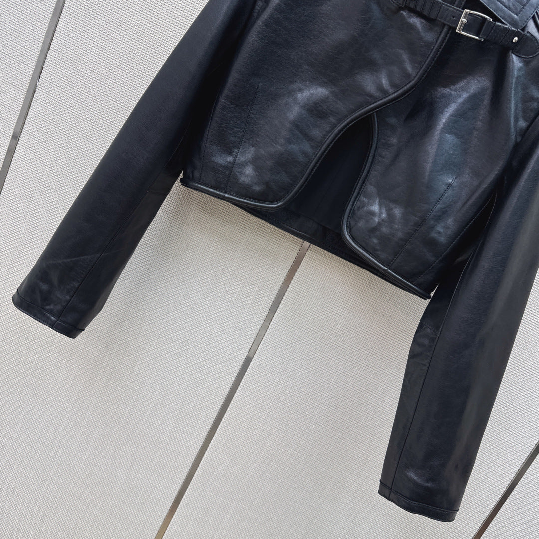 HERMES 26S LEATHER JACKET 765