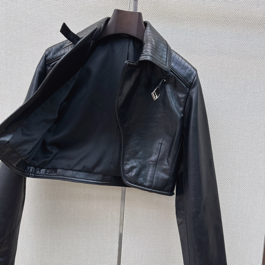 HERMES 26S LEATHER JACKET 765
